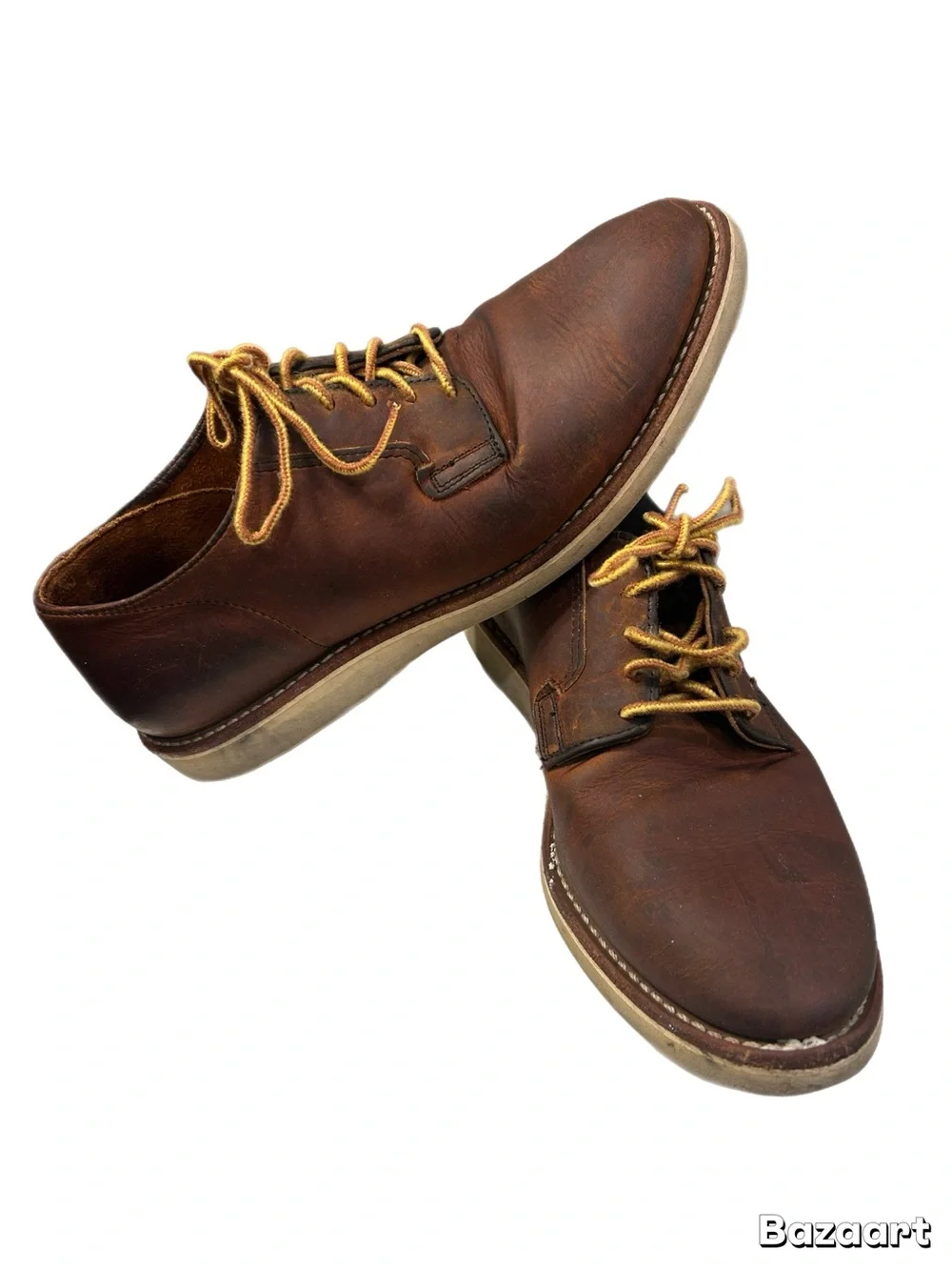 Red Wing Heritage Brown Leather Oxford Shoes Men’s Size 9D Made in USA